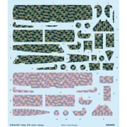 Fokker D.VII 4color lozenge for Eduard - Eduard Accessories D72024