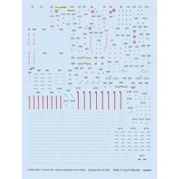 Tornado GR.1 stencils (gray/green camouflage) 1/72 for REVELL - Edu...