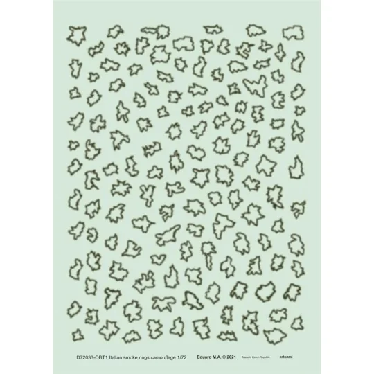 Italian smoke rings camouflage 1/72 - Eduard Accessories D72033