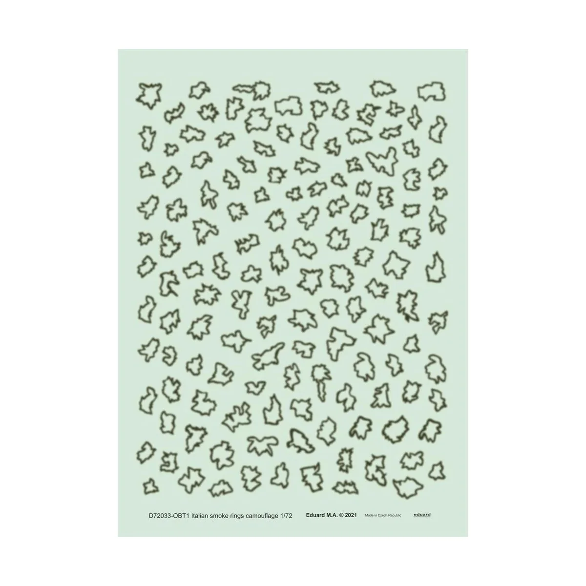 Italian smoke rings camouflage 1/72 - Eduard Accessories D72033