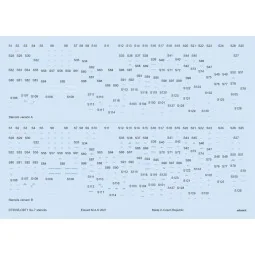 Su-7 stencils 1/72 for MODELSVIT, 1/72 - Eduard Accessories D72035