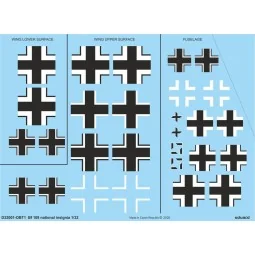 Bf 108 national insignia for Eduard - Eduard Accessories D32001