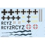 Bf 108 Taifun for Eduard - Eduard Accessories D32002