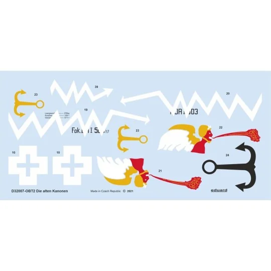 Die alten Kanonen 1/32 for MENG, 1/32 - Eduard Accessories D32007