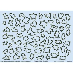 Italian smoke rings camouflage 1/32 - Eduard Accessories D32014