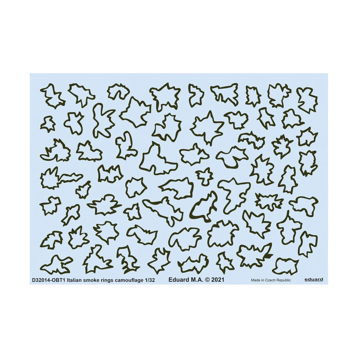 Italian smoke rings camouflage 1/32 - Eduard Accessories D32014