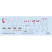 P-51D stencils for REVELL/TAMIYA, 1/32 - Eduard Accessories D32015