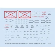 Mosquito FB Mk.II stencils 1/32 for TAMIYA, 1/32 - Eduard Accessori...