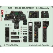 AH-64A early SPACE - Eduard Accessories 3DL32027