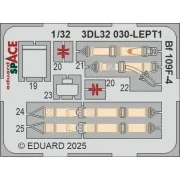 Bf 109F-4 SPACE HOBBY 2000 / HASEGAWA - Eduard Accessories 3DL32030