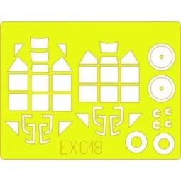 Bf 109F, 1/48 - Eduard Accessories EX018