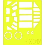 Bf 109E-3 - Eduard Accessories EX019