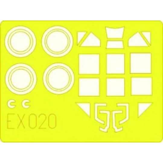 Bf 109E, 1/48 - Eduard Accessories EX020 Bf 109E, 1/48 - Eduard Accessories EX020