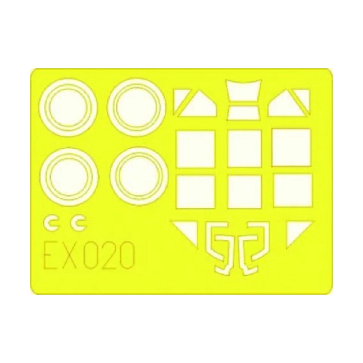 Bf 109E, 1/48 - Eduard Accessories EX020 Bf 109E, 1/48 - Eduard Accessories EX020