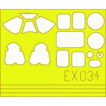 P-51B Mustang, 1/48 - Eduard Accessories EX034