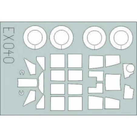 A6M5 Zero, 1/48 - Eduard Accessories EX040