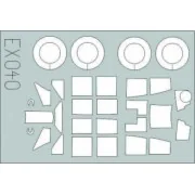 A6M5 Zero, 1/48 - Eduard Accessories EX040 A6M5 Zero, 1/48 - Eduard Accessories EX040