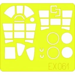 F4U-1 Corsair Birdcage, 1/48 - Eduard Accessories EX061