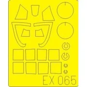 Kawanishi N1K2-J Shiden Kai/George, 1/48 - Eduard Accessories EX065 Kawanishi N1K2-J Shiden Kai/George, 1/48 - Eduard Accessories EX065