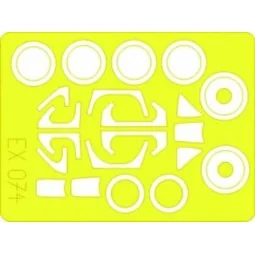 Me 262A Schwalbe, 1/48 - Eduard Accessories EX074