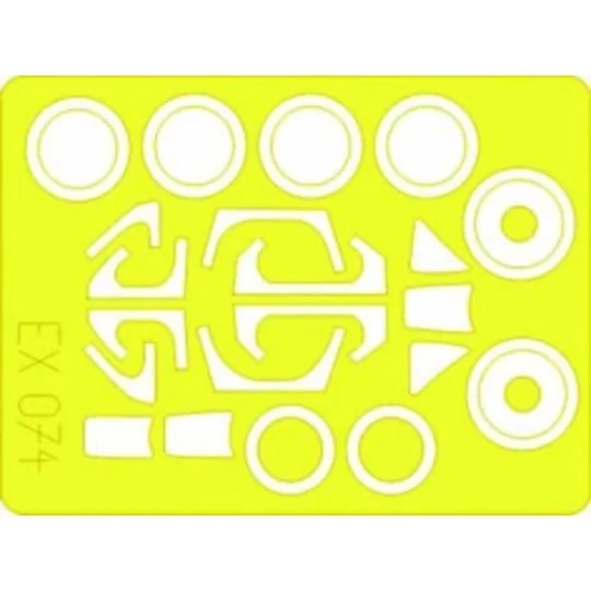 Me 262A Schwalbe, 1/48 - Eduard Accessories EX074