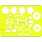 Me 262A Schwalbe, 1/48 - Eduard Accessories EX074