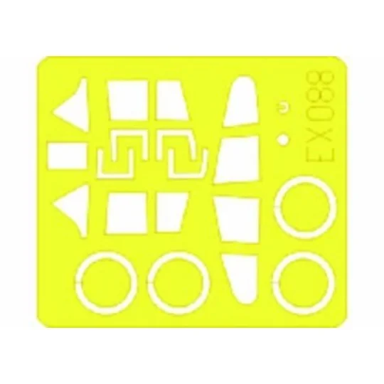 P-40B/C Tomahawk, 1/48 - Eduard Accessories EX088 P-40B/C Tomahawk, 1/48 - Eduard Accessories EX088