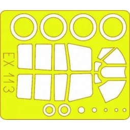 P-40N Warhawk, 1/48 - Eduard Accessories EX113