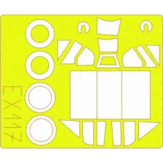 Bf 109E-4, 1/48 - Eduard Accessories EX117