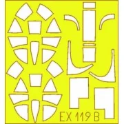 B-25J Mitchell, 1/48 - Eduard Accessories EX119 B-25J Mitchell, 1/48 - Eduard Accessories EX119