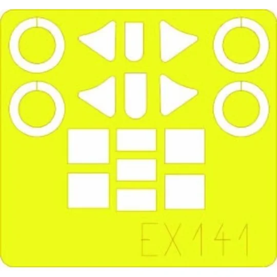 MC 202 Folgore EX141, 1/48 - Eduard Accessories EX141