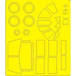 Curtiss P-40 N Warhawk, 1/48 - Eduard Accessories EX144