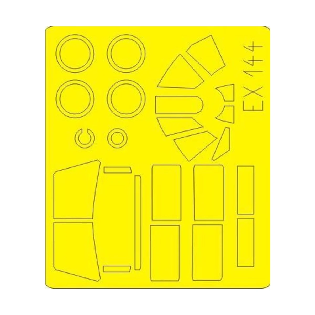Curtiss P-40 N Warhawk - Eduard Accessories EX144