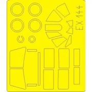 Curtiss P-40 N Warhawk, 1/48 - Eduard Accessories EX144 Curtiss P-40 N Warhawk, 1/48 - Eduard Accessories EX144