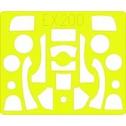 P-400 Airacobra für Hasegawa-Bausatz, 1/48 - Eduard Accessories EX200 P-400 Airacobra für Hasegawa-Bausatz, 1/48 - Eduard Accessories EX200