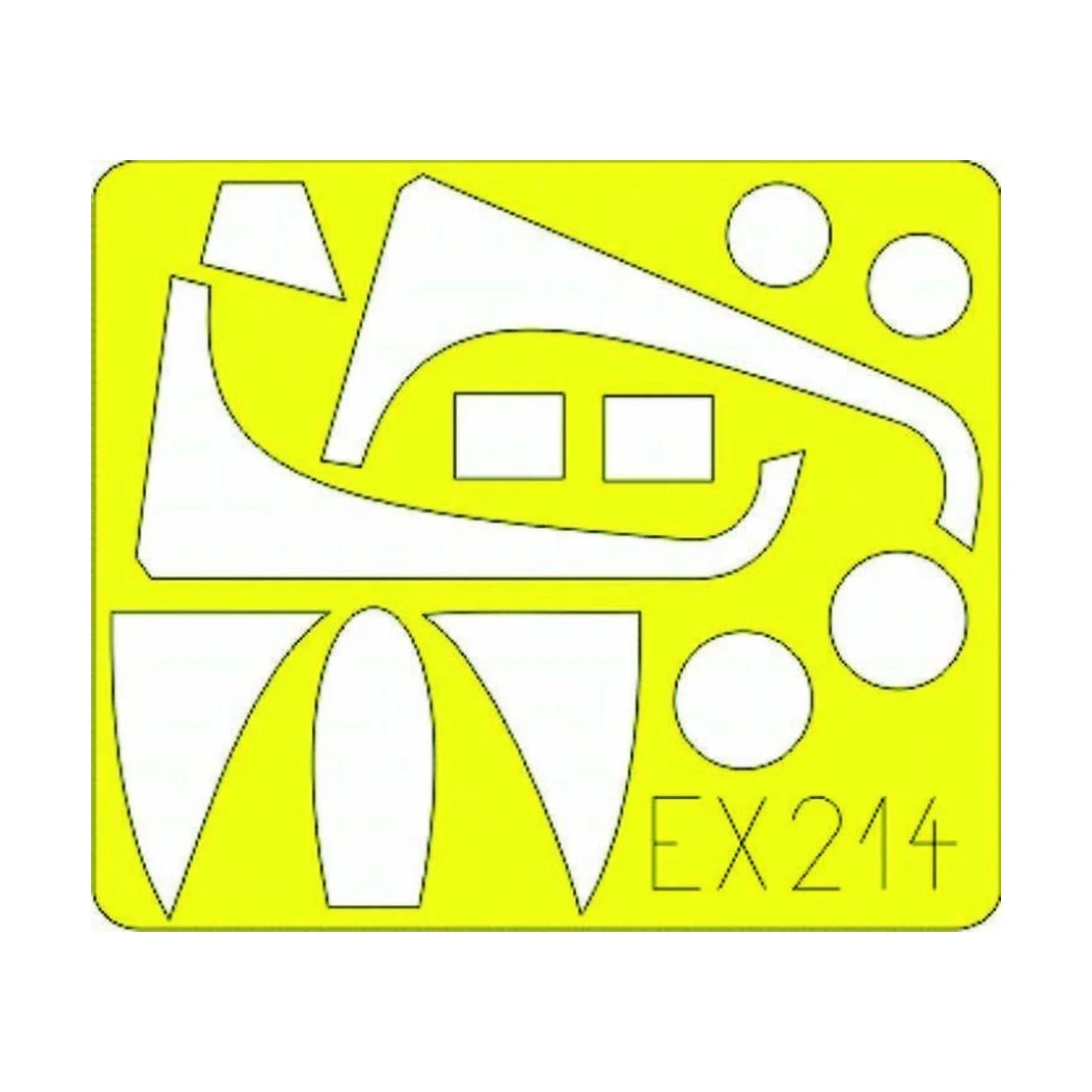 F9F-2P Panther für Trumpeter-Bausatz, 1/48 - Eduard Accessories EX214