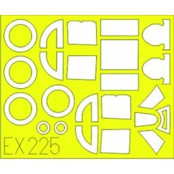 Lavochkin La-5 FN für Zvezda Bausatz, 1/48 - Eduard Accessories EX225