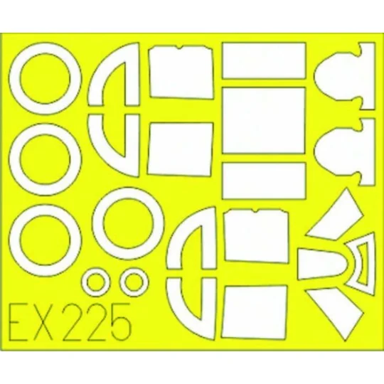 Lavochkin La-5 FN für Zvezda Bausatz, 1/48 - Eduard Accessories EX225