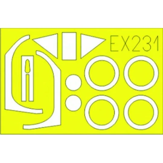 Fw 190A-5/A-8 für Hasegawa Bausatz - Eduard Accessories EX231