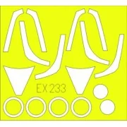 F-16CJ Block 50 Fighting Falcon für Tamiya Bausatz, 1/48 - Eduard A...