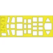 Ki-45 Kai Toryu für Hasegawa Bausatz, 1/48 - Eduard Accessories EX242