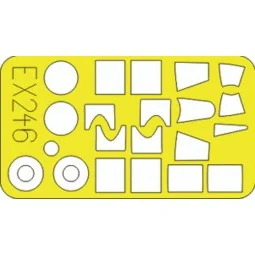 F4F-4 Wildcat für Hobby Boss Bausatz - Eduard Accessories EX246