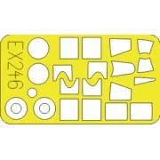 F4F-4 Wildcat für Hobby Boss Bausatz, 1/48 - Eduard Accessories EX246