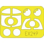 J-35 Draken für Hasegawa Bausatz - Eduard Accessories EX249