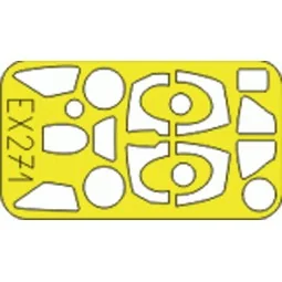 MiG-17PF Für Hobby Boss Bausatz, 1/48 - Eduard Accessories EX271