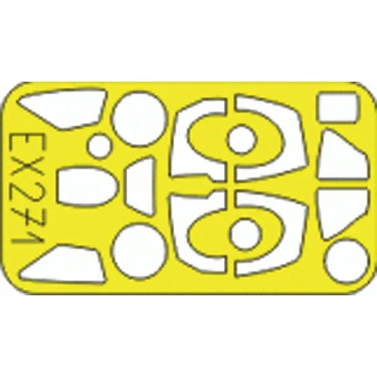 MiG-17PF Für Hobby Boss Bausatz, 1/48 - Eduard Accessories EX271