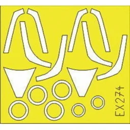 F-16CN Block 30/32 Tamiya, 1/48 - Eduard Accessories EX274