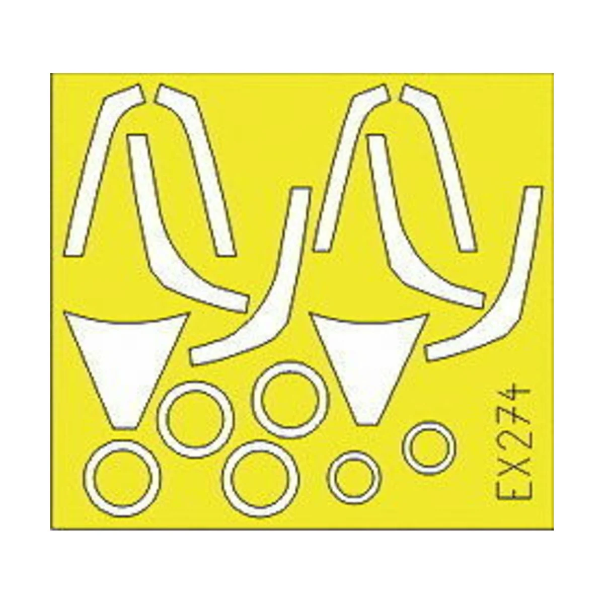 F-16CN Block 30/32 Tamiya - Eduard Accessories EX274