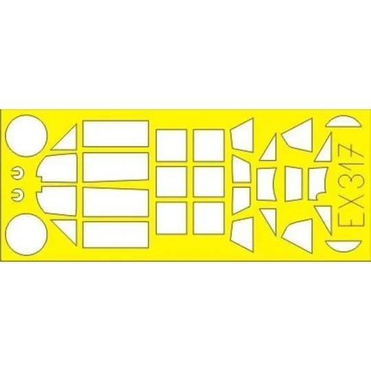 Bf 109E for Airfix, 1/48 - Eduard Accessories EX317