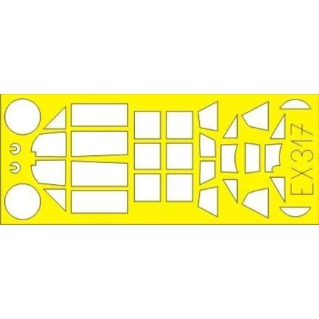 Bf 109E for Airfix, 1/48 - Eduard Accessories EX317